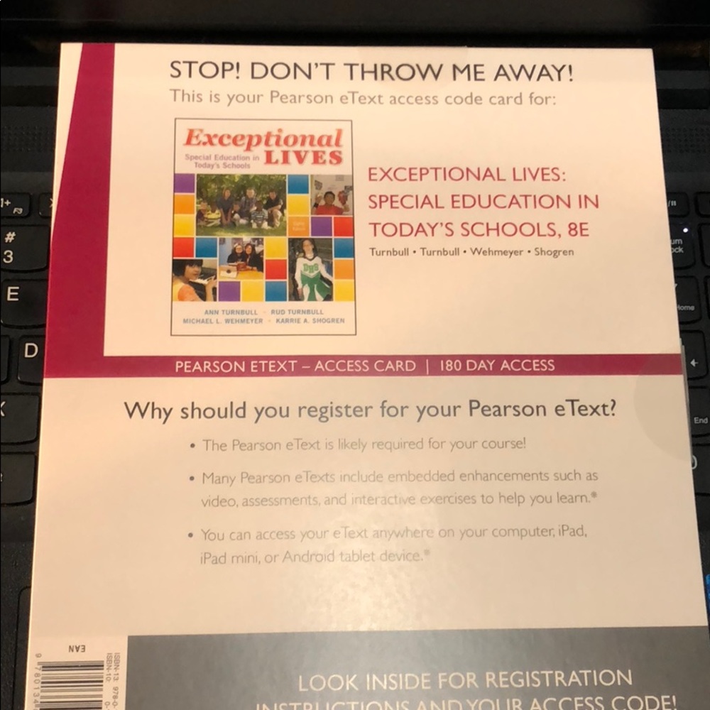 Exceptional Lives Textbook Access Code
